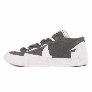 Sacai サカイ サイズ:27.5cm 21SS NIKE BLAZER LOW / SACAI IRON GREY (DD1877-002) ナイキ ブレザー ロー アイアングレー ホワイト US9.