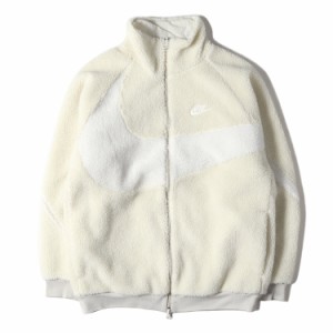 NIKE ナイキ ジャケット サイズ:XL ビッグスウッシュ リバーシブル ボアジャケット REVERSIBLE SWOOSH ZIP JACKET BQ6546-070 アイボリー