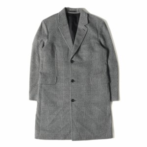 Paul Smith ポールスミス コート サイズ:L2 グレンチェック カシミヤ シングル 3B チェスターコート GLEN CHECK CASHMERE CHESTER-COAT 