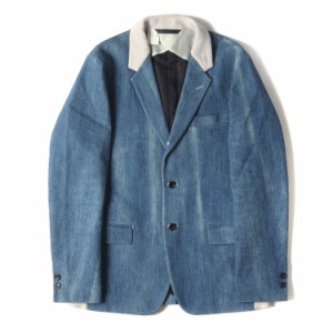 N.HOOLYWOOD エヌハリウッド ジャケット サイズ:38 16AW DIESEL ディーゼル 切替 ストレッチ デニム 段返り3B テーラードジャケット イン