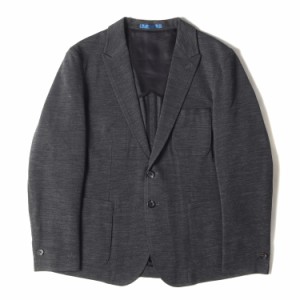 Paul Smith ポールスミス ジャケット サイズ:M ピークドラペル メランジ ポリウール ニット 2B テーラードジャケット アウター ブレザー 