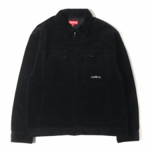 Supreme シュプリーム ジャケット サイズ:L 21AW コーデュロイ フルジップ ジャケット Corduroy Zip Jacket ブラック 黒 アウター ブルゾ