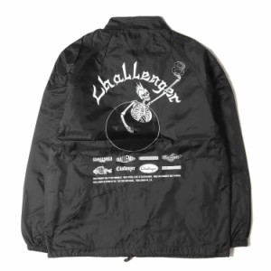 CHALLENGER チャレンジャー ジャケット サイズ:M 17AW 8周年記念 8ボール コーチジャケット 8th ANNIVERSARY 8BALL COACH JACKET ブラッ