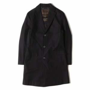 MACKINTOSH マッキントッシュ コート サイズ:36 LORO PIANA ウール ツイル 3B チェスターコート ブラック 黒 アウター ジャケット 上着【