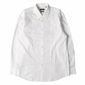 HUGO BOSS ヒューゴボス シャツ サイズ:45(17 3/4) ストレッチ スリムフィット ボタンシャツ ホワイト 白 トップス カジュアルシャツ 長
