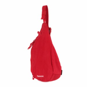 Supreme シュプリーム バッグ 20AW ジャガードロゴ スリングバッグ Sling Bag レッド 赤 ブランド カバン【メンズ】【中古】【K4030】