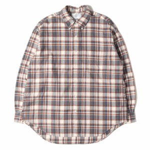 Graphpaper グラフペーパー シャツ サイズ:S 20AW THOMAS MASON チェック ボタンダウン フラネルシャツ THOMAS MASON for GP Check B.D B