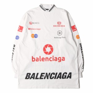 BALENCIAGA バレンシアガ Tシャツ サイズ:2 23SS 現行モデル ヴィンテージ ジャージー TOP LEAGUE オーバー サイズ ロングスリーブTシャ