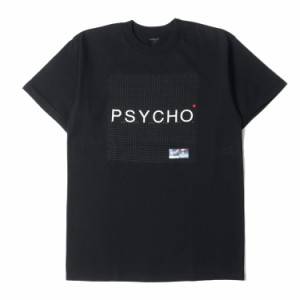 UNDERCOVER アンダーカバー Tシャツ サイズ:M 90s RELIEF【メンズ】【中古】【K3824】期 PSYCHO ロゴ プリント クルーネック 半袖 Tシャ