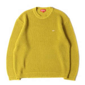 Supreme シュプリーム ニット サイズ:L 22SS スモールボックスロゴ オープンニット セーター Open Knit Small Box Sweaterアシッドグリー