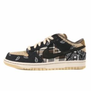 NIKE ナイキ サイズ:26.5cm TRAVIS SCOTT SB DUNK LOW PRM QS (CT5053-001) トラビス・スコット ダンク ロー プレミアム ブラック パラシ