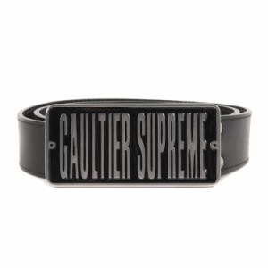 Supreme シュプリーム サイズ:L/XL 19SS Jean Paul Gaultier バックル レザーベルト / Belt ブラック 黒 ジャンポール ゴルチエ コラボ 