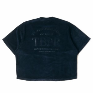 TIGHTBOOTH PRODUCTION タイトブースプロダクション Tシャツ サイズ:L 23AW シリコンプリント ベロア Tシャツ / 半袖スウェット STRAIGHT