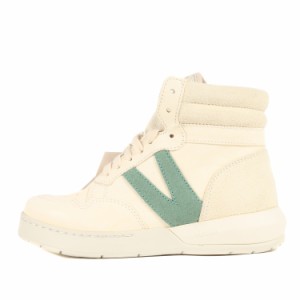 visvim ビズビム サイズ:WMNS W7(24.5-25.5cm) 22SS WMV CHAMBERLAIN HI W レザー ハイカット スニーカー オフホワイト ライトグリーン 