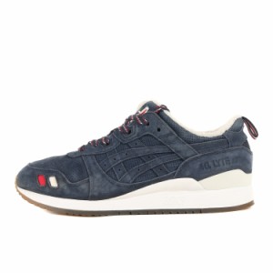 asics アシックス サイズ:27.0cm KITH NYC MONCLER GEL-LYTE 3 NAVY (HK729) キス モンクレール ゲルライト3 ネイビー 紺 US9 ローカット