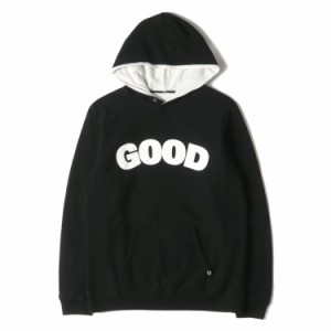 GOOD ENOUGH グッドイナフ パーカー サイズ:3 初売り限定 復刻モデル GOODロゴ スウェットパーカー GOOD E REVERSE HOODY ブラック ホワ