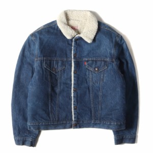 Levis リーバイス ジャケット サイズ:50 70s 70605-0217 デニム ボアジャケット / Gジャン ビッグサイズ インディゴ 60% 70年代 vintage 