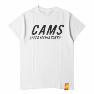 CHALLENGER チャレンジャー Tシャツ サイズ:S SAMS ロゴプリント クルーネック 半袖Tシャツ ホワイト 白 トップス カットソー【メンズ】