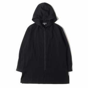 Yohji Yamamoto(Ys) ヨウジヤマモト シャツ サイズ:3 21SS シワギャバ ファスナー フード付き 長袖シャツ HG-B14-100 ダブルジップ フー