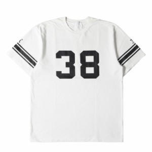 GOD SELECTION XXX ゴッド・セレクション・トリプルエックス Tシャツ サイズ:XL 20AW ナンバリングロゴ フットボール ヘビー クルーネッ