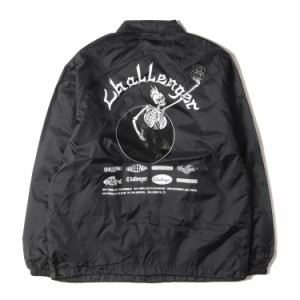 CHALLENGER チャレンジャー ジャケット サイズ:M 17AW 8周年記念 8ボール コーチジャケット 8th ANNIVERSARY 8BALL COACH JACKET ブラッ