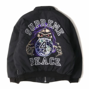 Supreme シュプリーム ジャケット サイズ:S 23AW グラフィック刺繍 裏地キルティング ワークジャケット Peace Embroidered Work Jacket 