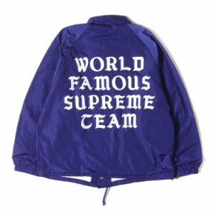 Supreme シュプリーム ジャケット サイズ:S 20SS World Famousロゴ コーチジャケット / World Famous Coaches Jacket ロイヤル アウター 