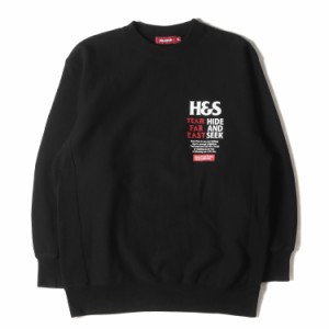 HideandSeek ハイドアンドシーク スウェット サイズ:XL 22AW ブランドロゴ リバースウィーブ スウェットシャツ TEAM FAR EAST Sweat Shir