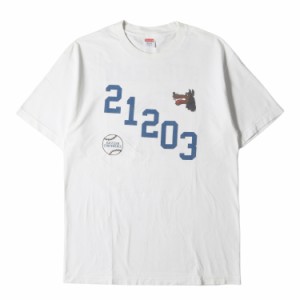 Supreme シュプリーム Tシャツ サイズ:L 09SS WTAPS ベースボール グラフィック クルーネック 半袖Tシャツ ホワイト 白 ダブルタップス 