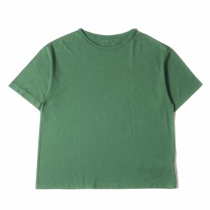 visvim ビズビム Tシャツ サイズ:3 23SS コットン/カシミヤ クルーネック 半袖Tシャツ BROADER TEE S/S C/WS グリーン トップス カットソ
