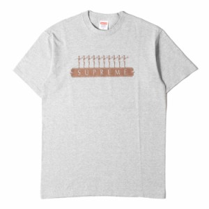 Supreme シュプリーム Tシャツ サイズ:M 11SS ラジオシティ グラフィック クルーネック 半袖Tシャツ Radio City Tee ヘザーグレー トップ