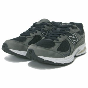 NEW BALANCE ニューバランス ML2002RB ブラック グレー系 サイズ:23.5cm シューズ スニーカー ローカット フラット ランニングシューズ 