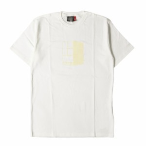 UNDERCOVER アンダーカバー Tシャツ サイズ:M 00s MELTING POT期 フロッキープリント Uロゴ クルーネック 半袖Tシャツ デッドストック ホ