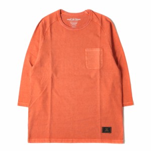 ROUGH AND RUGGED ラフアンドラゲッド Tシャツ サイズ:S 21AW ピグメントダイ加工 ラグラン ポケット クルーネック 7分袖Tシャツ MIL QS 