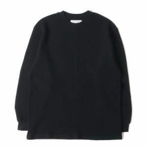 WACKO MARIA ワコマリア Tシャツ サイズ:L 22AW ヘビー サーマル ロングスリーブTシャツ THERMAL SHIRT ブラック 黒 トップス カットソー