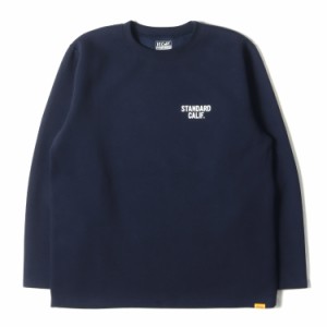 STANDARD CALIFORNIA スタンダードカリフォルニア Tシャツ サイズ:L 22AW ミリタリー ロゴ ストレッチ テック ロングスリーブ カットソー