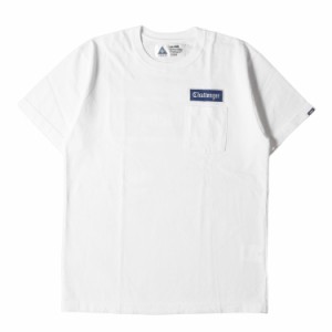 CHALLENGER チャレンジャー Tシャツ サイズ:M 23SS ロゴパッチ付き ポケット クルーネック 半袖Tシャツ LOGO PATCH TEE ホワイト 白 トッ