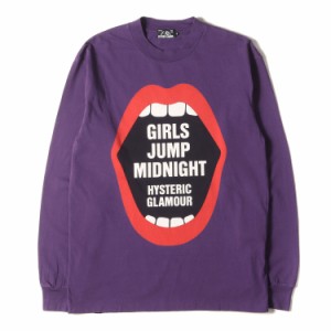 HYSTERIC GLAMOUR ヒステリックグラマー Tシャツ サイズ:S 20AW HYS LIPS ロゴ ロングスリーブTシャツ / トップス 長袖 カットソー ロンT