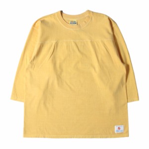 STANDARD CALIFORNIA スタンダードカリフォルニア Tシャツ サイズ:L 24SS ピグメント ウォッシュ加工 ヘビーウェイト フットボールTシャ