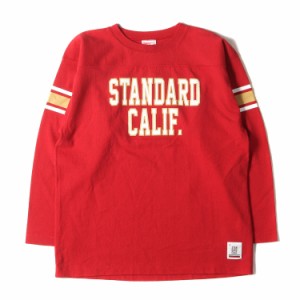 STANDARD CALIFORNIA スタンダードカリフォルニア Tシャツ サイズ:L ロゴ ヘビーウェイト フットボール ロングスリーブ カットソー SD HE