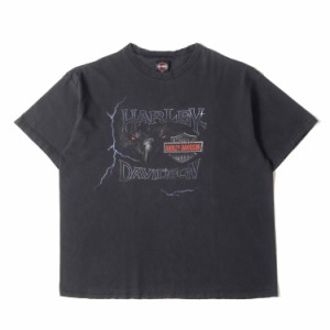 HARLEY-DAVIDSON ハーレーダビッドソン Tシャツ サイズ:2XL 00s HOLOUBEK イーグル グラフィック クルーネック 半袖Tシャツ USA製 / サン