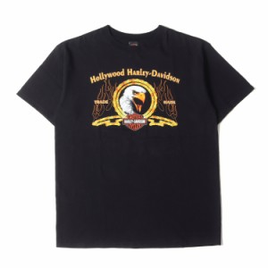 HARLEY-DAVIDSON ハーレーダビッドソン Tシャツ サイズ:XL 00s HOLOUBEK イーグル グラフィック クルーネック 半袖Tシャツ USA製 / ファ