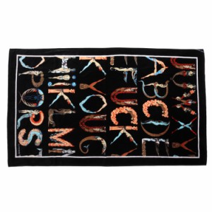 Supreme シュプリーム 18SS アルファベット グラフィック ビーチタオル Alphabet Beach Towel ブラック 黒 【メンズ】【K4080】