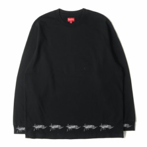 Supreme シュプリーム Tシャツ サイズ:XL / 22AW シグネチャーロゴ ロングスリーブTシャツ Signature L/S Top ブラック 黒 / トップス カ