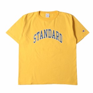 STANDARD CALIFORNIA スタンダードカリフォルニア Tシャツ サイズ:L Champion ロゴ ヘビーウェイト コットン クルーネック 半袖Tシャツ 