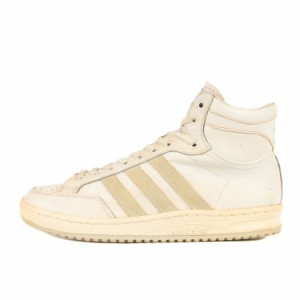 adidas vintage アディダスヴィンテージ サイズ:28.0cm / 80s TOURNEY HI フランス製 デッドストック ターニー ハイ ホワイト ナチュラル