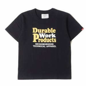 NEIGHBORHOOD ネイバーフッド Tシャツ サイズ:S グラフィックプリント クルーネック 半袖Tシャツ ブラック 黒 トップス カットソー【メン