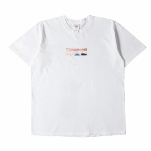 Supreme シュプリーム Tシャツ サイズ:L 21SS Emilio Pucci アーカイブ柄 ボックスロゴ クルーネック 半袖Tシャツ Box Logo Tee ホワイト