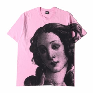 STUSSY ステューシー Tシャツ サイズ:XL 20SS ヴィーナス ビッグプリント クルーネック 半袖Tシャツ Venus Tee ピンク トップス カットソ