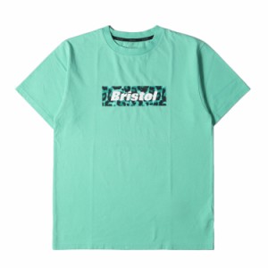 F.C.Real Bristol エフシーレアルブリストル Tシャツ サイズ:S 22SS レオパード柄 ボックスロゴ クルーネック 半袖Tシャツ BOX LOGO TEE 